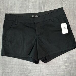 Volcom So chichie Black women shorts size 28 small NWT